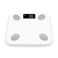 KONGZIR Weighing Scale Bathroom Scales, Body Fat Scale, Floor Scientific Smart Electronic LED Digital, Weight Balance Max 180kg, White