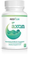 Brain Support Supplement - Enhance Memory, Brain Function, Boost Concentration - Nootropics w/Adaptogens & Plant Based Vitamins - Lions Mane Bacopa Monnieri Citicoline Ginkgo - Axon by Nooflux