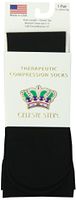 Celeste Stein Therapeutic Compression Socks, Black, 15-20 mmHg, Moderate, 0.6 Ounce