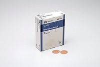 Curity - Adhesive Spot Bandage Curity - 0.875 Inch Diameter Plastic Round Sheer Sterile - 3600/Case - McK