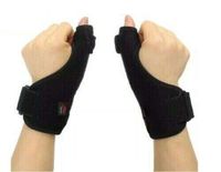 Ezonedeal Thumb Spica Splint- Thumb Brace for Arthritis or Soft Tissue Injuries, Lightweight and Breathable, Stabilizing and not Restrictive, Fits Both Hands, Solid Product Left & Right (Left)