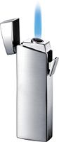 Visol Camino Satin Chrome Torch Flame Windresistant Lighter