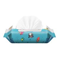 Vcenty Fresh Scent Clean Hand Health Care Hand Moist Wipes Wet Wipe Tissue Clean Hand Health Care Kid & Adult Friendly Cleaning Supplies Wet Wipe 60 Wipes/Pack