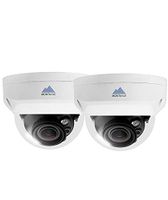4K 8MP IP Cameras, 30fps Real-Time Recording, Tripwire, Intrusion, Motion, Mobile Viewing, H.265 Compression (2 Pack 4K IP Motorized Vari-Focal Dome Camera)