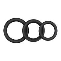 Set of 3 Soft Silicone Rings Massage Rings Flexible Rings for Exercise Bands