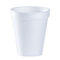 8 Oz White Disposable Coffee Foam Cups Hot and Cold Drink Cup (Pack of 150)