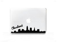 Cleveland Ohio Skyline 3 Sticker Decal For MacBook Pro, PC, Laptop, Window, Car, or Wall