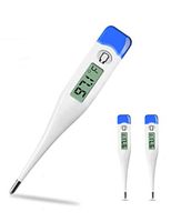 Best Digital Fahrenheit Thermometer, Rectal and Oral Thermometer for Adults and Babies, High Precision Thermometer for Fever, Accurate and Fast Readings (3 pcs)