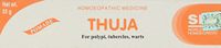 THUJA HOMEOPATHIC CREAM Ointment For Polypi, Tubercles and Warts