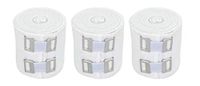 Nexskin 2" Organic Latex Free American Cotton - Comfort Elastic Bandage with Clip Fasteners - White, 3 Pack