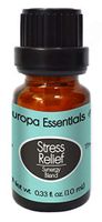 Europa Essentials All Natural Stress Relief Calming Synergy Essential Oil Blend - 100% Pure Therapeutic Grade, Aromatherapy Blend with Clary Sage, Ylang Ylang, Orange and Lemon, 10ml