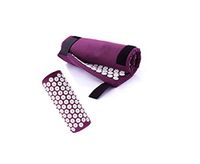 Acupressure Massage Mat with Pillow Body Pain Stress Relief Acupuncture Spike for Yoga Cushion Health Massager Care,D