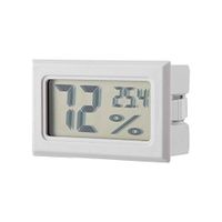 Leyeet Thermometer Hygrometer,Embedded Digital Hygrometer Thermometer LCD Digital Screen Humidity Temperature Monitor with Built-in Probe