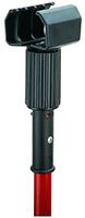 Libman Commercial 983 Resin Jaw Mop Handle, Steel Handle, 59" Length, Red/Black (Pack of 6)