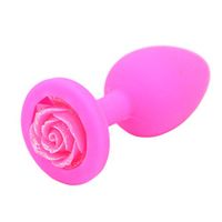 Biginners Exquisite Róse Silicone Bùtt Plúg Anāl Sti-mulation Six Trá-iner for Couples