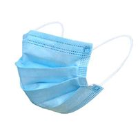 50PCS Disposable 3-Ply Face Masks Breathable Anti Dust Facial Mask Ear Loop Style