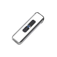 Aleola Lighter Electric Lighter Windproof Double ARC Plasma Lighter USB Rechargeable Flameless Collectible Lighter