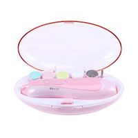 Healifty Nail Polisher 1pc Baby Nail File Multi-Functional Battery Operated Electric Nail Trimmer Nail Polisher Nail Clipper for Toddler Infant
