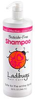 Ladibugs Lice Prevent Shampoo 32oz Family Size | Natural, Essential Oils, Sulfate-Free | Non-Toxic, Pesticide-Free | Keep Lice Away!