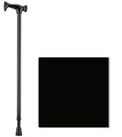 NOVA Designer Walking Cane with T-Grip Molded Handle, Lightweight and Adjustable Walking Stick, Black
