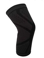 Knee Compression Sleeve - Knee Brace Joint & Patella Support for Sports & Pain Relief for Arthritis, Meniscus, ACL Injuries for Men & Women - Single Wrap (Black, Medium)