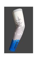 Sun Protection Bicycle Cycling Compression Arm Sleeves Basketball Unisex Cool Arm Warmers Protectors 1 Pair,Blue,L
