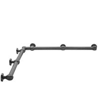 Jaclo G71-48-60-IC-BKN - G71 48" x 60" Inside Corner Grab Bar