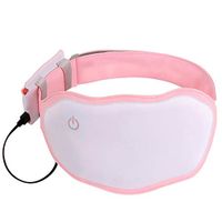 Teerwere Heating Belt Winter Electric Heating Waist Pad Portable Warming Belt for Waist Neck Back Pain Relief Portable Electric Heating Pad (Color : Pink, Size : Free Size)