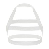 iEFiEL Men Nylon Halter Neck Elastic Body Chest Harness White C One Size
