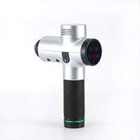 Massage Gun Handheld Percussion Massager for Athletes Muscle Deep Relaxation Portable Handheld Deep Multifunctional Massager 20 Speeds Personal Percussive Massager (Silver, 4 Head)