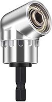 105 Degree Right Angle Drill Adapter, Right Angle Drill Bit Extension Adapter for Screwdriver Bits and Powe Drill, with 1/4'' Hex Quick Change Drive and Magnetic Bit Socket