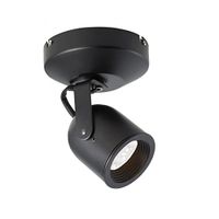 WAC Lighting ME-808LED-BK LED Monopoint 808 Spot Light with LED Lamp Included, Black