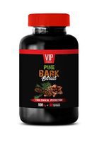 Anxiety Natural Supplements - Pine BARK Extract 100 MG - Pine nut Oil Supplement - 1 Bottle 90 Capsules