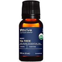 Organic Tea Tree 100 Pure Essential Oil Aromatherapy (0.5 Fluid Ounces)