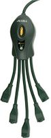 Accell Powersquid Flexible Power Strip - 5 Outlets, 3-Foot Cord, UL Listed - Grounded Extension Cord Outlet Multiplier