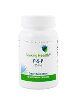 Seeking Health | P-5-P (pyridoxal 5'-Phosphate) | 25 mg Active Vitamin B6 Supplement | 100 Vegetarian Capsules