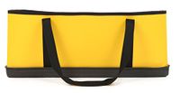 R&B Fabrications 443YL Vinyl/Plastic Medium Tool Bag,"Tuff Bottom", 21" Length x 9" Width x 9.5" Height, Yellow