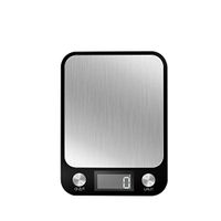 Digital Bathroom Scales Precision Kitchen Cooking Scales Electronic Scales Baking Said Household Food Scales Stainless Steel Balance Scales Body Composition Monitors (Color : Silver, Size : 10KG)