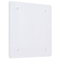 2-Gang Weatherproof Cover, Plastic, Blank, White