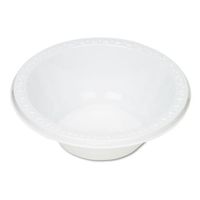 Tablemate Tablemate Plastic Dinnerware, Bowls, 12oz, White, 125/pack