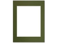 PA Framing, Photo Mat Board, 12 x 16 inches Frame for 9 x 12 inches Photo Art Size - Cream Core/Dill