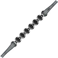 EDX Massage Roller Full Body Flexible Strap with Handles, Black