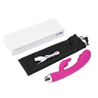 Qksky G Sport Rabbit Bunny Ears Wireless V'iborator USB Rechargeable St'imulated M-assager Couple Self Pleasure