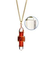Buddha Maitreya the Christ Etheric Weaver® Pendant in Copper Wire - Quartz Crystal Vibrational Healing Tool