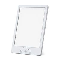 Light Therapy Lamp, AGKupel LED Bright White Therapy Light - UV Free 10000 Lux Brightness Timer Function with 3 Adjustable Brightness Levels Touch Control for Home Office Use