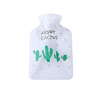 IMSHI Pack of 2 Cuddly Mini Hot Water Bottle/Hand Warmer - Cute Water Injection Hot Water Bottle Cartoon Mini Hand Warmers Mini Explosion-Proof Portable Hot Water Bottle