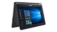 Asus TP200SA 11.6-Inch 2 in 1 Flip Transformer Book HD Touchscreen Laptop (Intel Celeron N3050, 2GB Memory, 32GB eMMC, 1-year Office 365 Software, Windows 10 Home), Dark Blue
