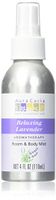 Aura Cacia Relaxing Lavender Aromatherapy Room & Body Mist 4 Oz Food, Silver, 4 Fl Oz