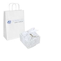 Sparkles Make It Special 200-pcs Medium Ribbon Favor Candy Boxes Wedding Gift Candy Boxes White