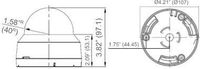 KT&C KEZ-C2DI28V12NW KT&C 2.8-12mm 30FPS @ 1080P Indoor Dome Camera